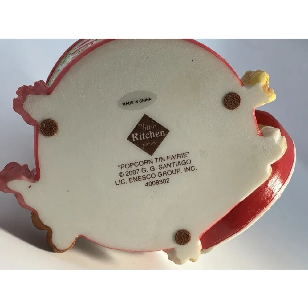 Little Kitchen Fairies "Popcorn Tin Fairie" 4008302 G.G. Santiago 2007 - Picture 6 of 6